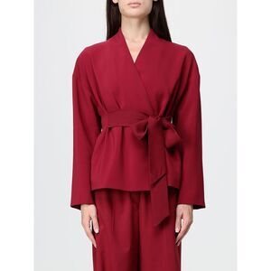 Alberta Ferretti Women Short V-Neck Robe Jacket Alberta Ferretti In Viscose